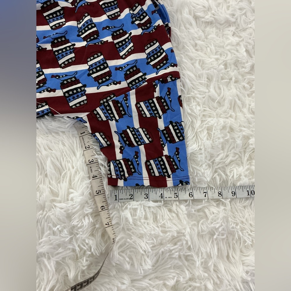 LuLaRoe Irma US Star striped Print Oversized Tunic Top – Size 3X – NWT - Picture 11 of 14